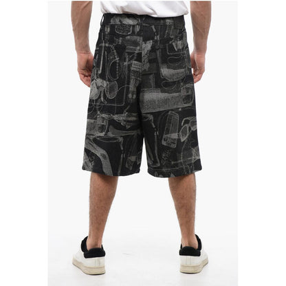 High Waisted Jacquard XRAY Denim Shorts