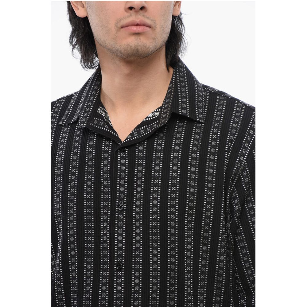 Bowling Shirt with Embroidered ARROW
