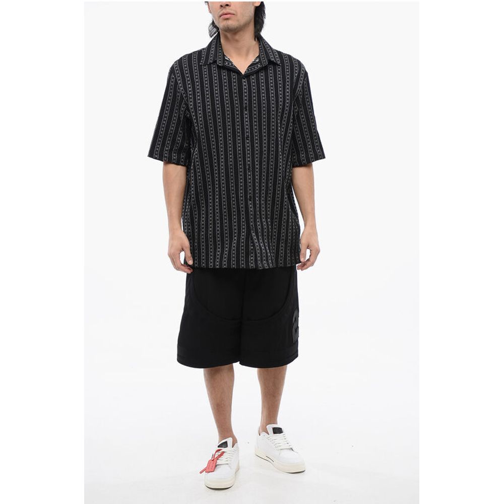 Bowling Shirt with Embroidered ARROW