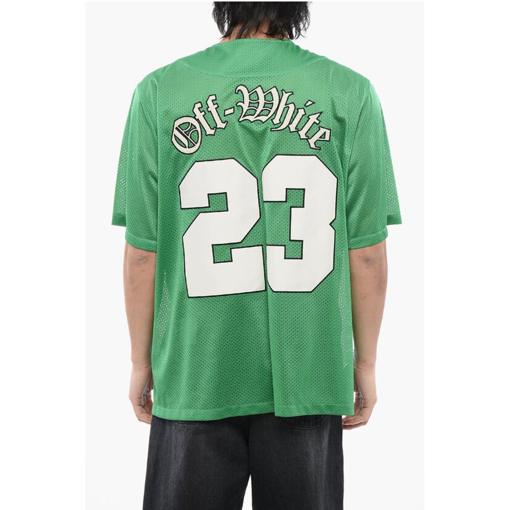 Embroidered Baseball Mesh T-Shirt