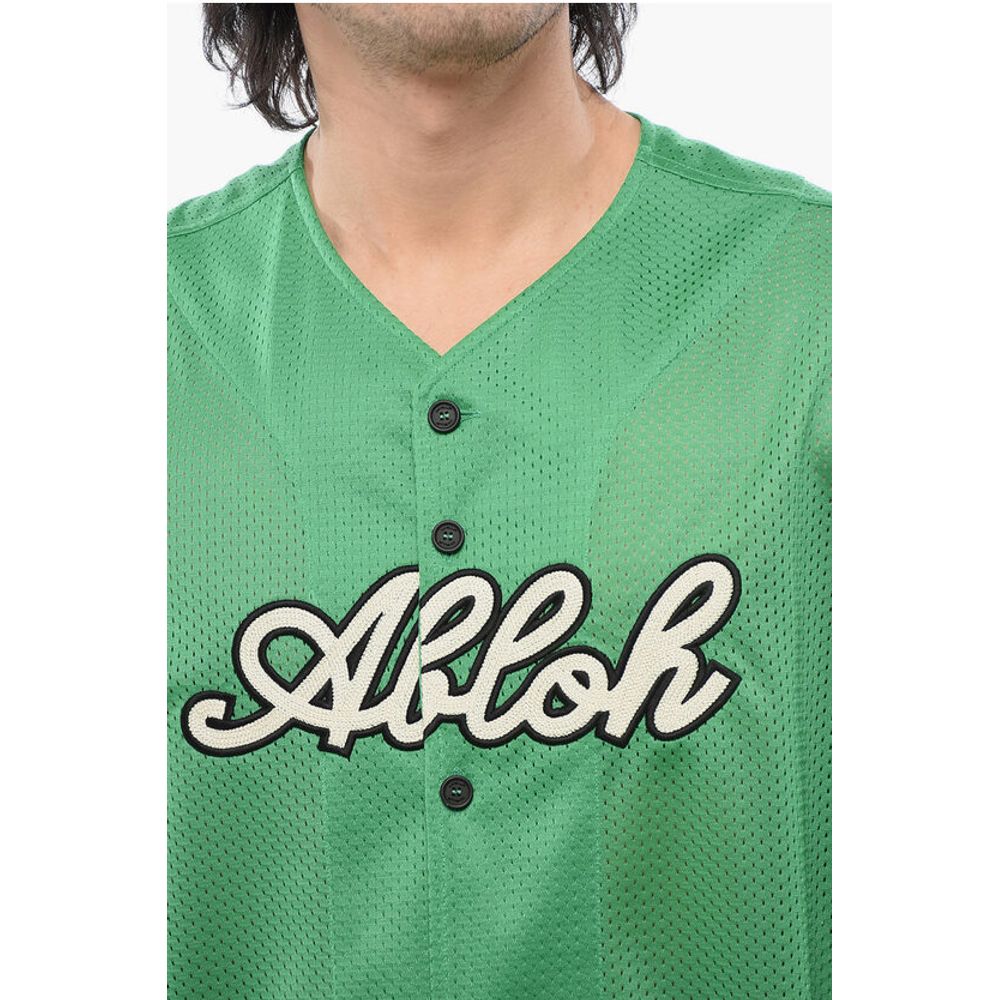 Embroidered Baseball Mesh T-Shirt