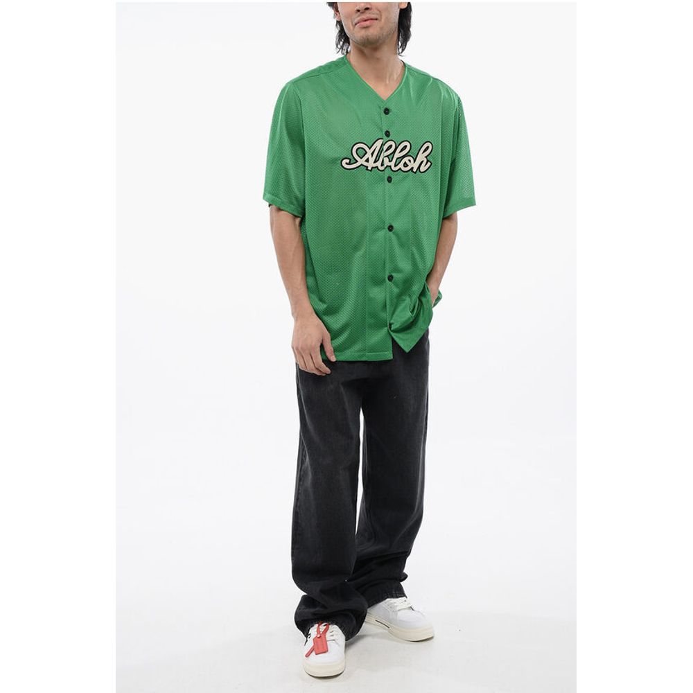Embroidered Baseball Mesh T-Shirt