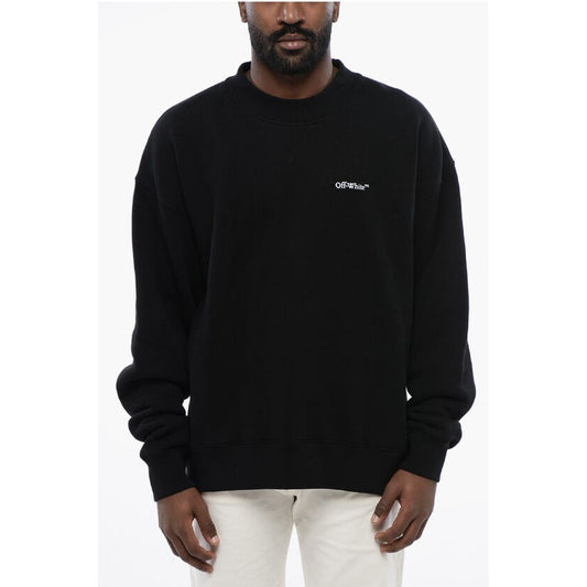 Brushed Cotton TATTOO ARROW Crewneck Sweatshirt