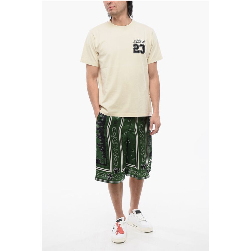 Embroidered 23 T-shirt with Slim Fit