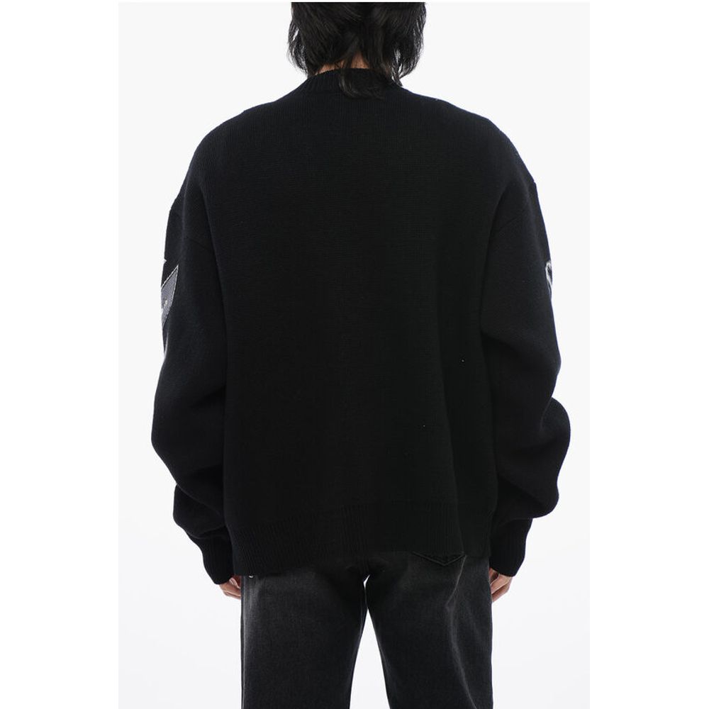 Wool Blend VARSITY Cardigan