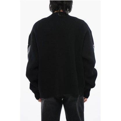 Wool Blend VARSITY Cardigan