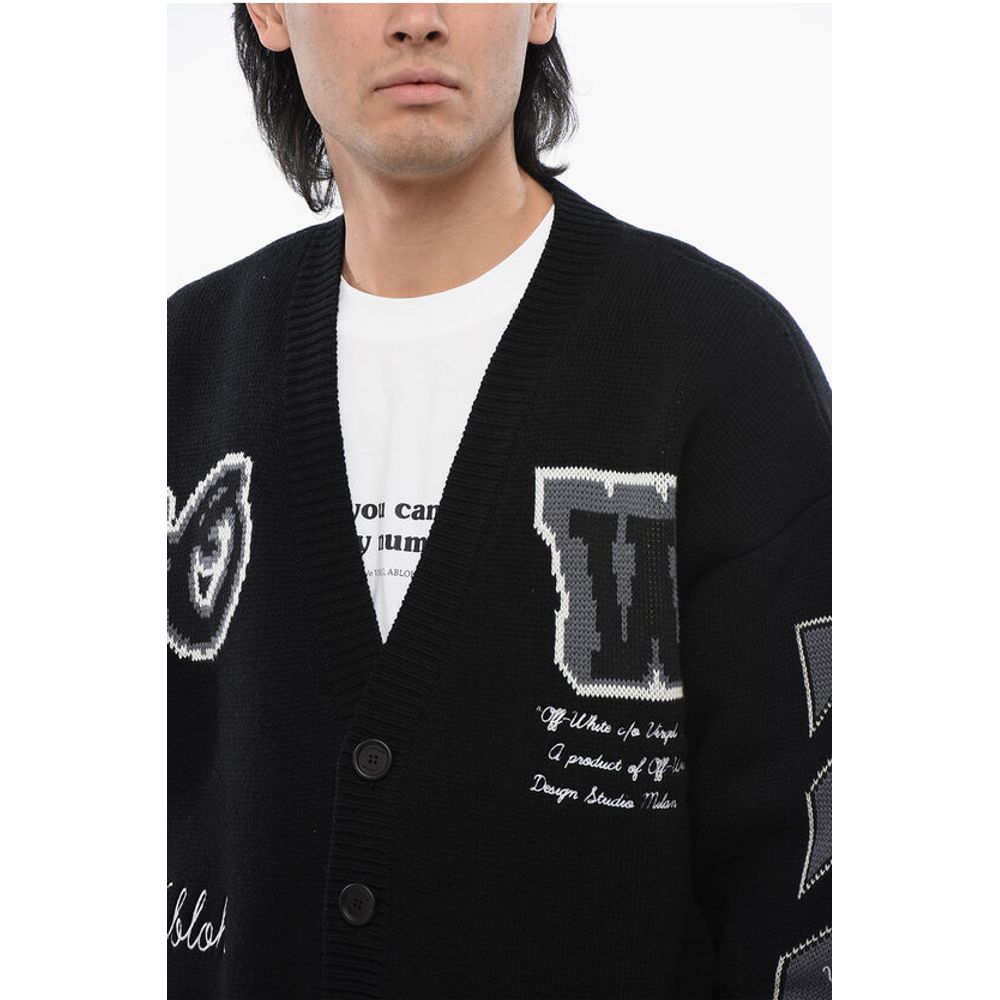 Wool Blend VARSITY Cardigan