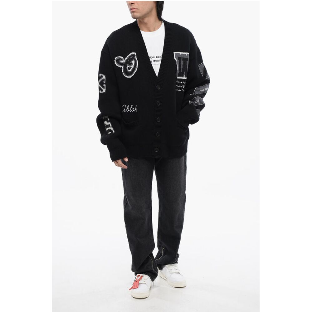 Wool Blend VARSITY Cardigan