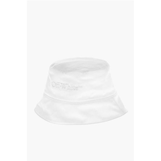 Solid Color Bucket Hat with Embossed Logo