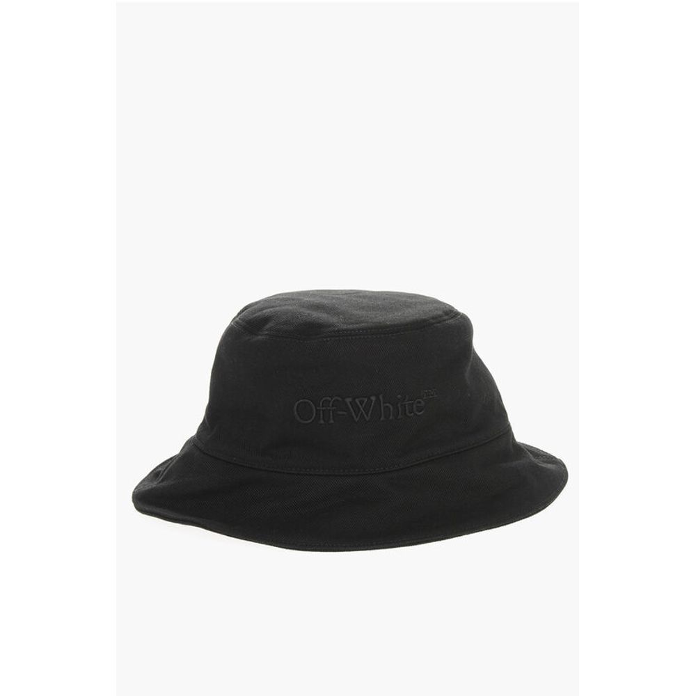 Denim Bucket Hat with Tone on Tone Logo