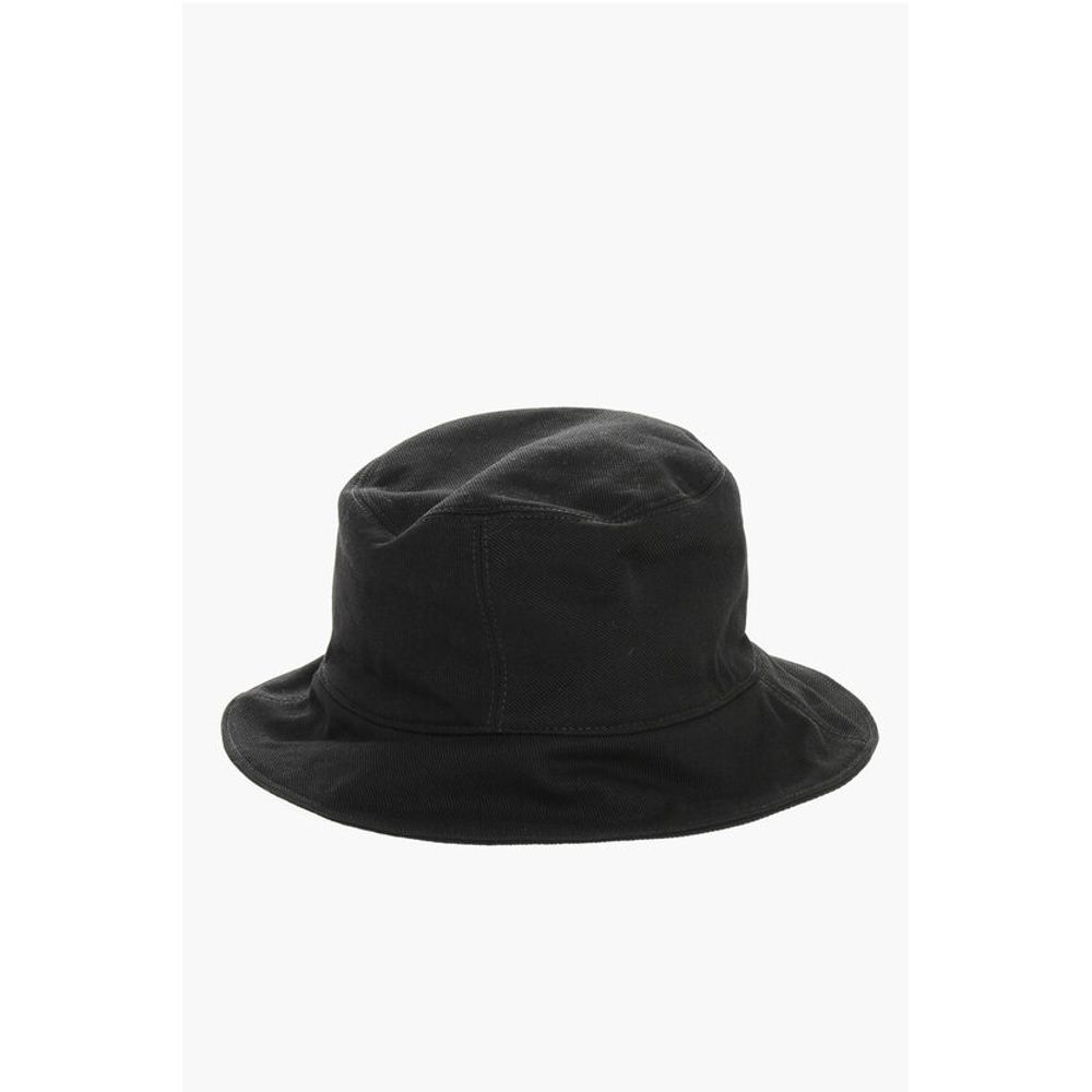 Denim Bucket Hat with Tone on Tone Logo