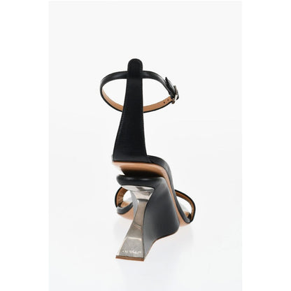 Leather JUG Sandals Wedge 9 cm