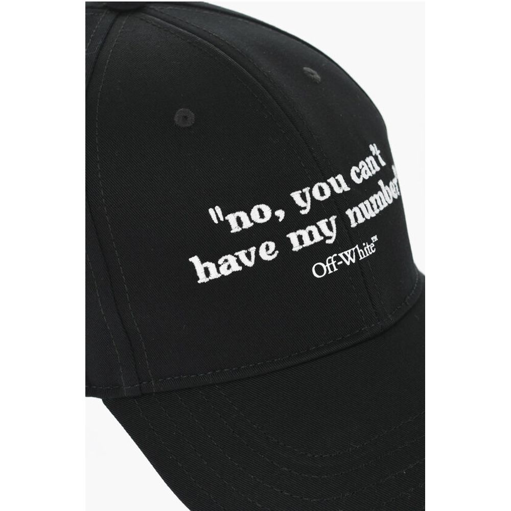 Cotton QUOTES Cap with Embroidery