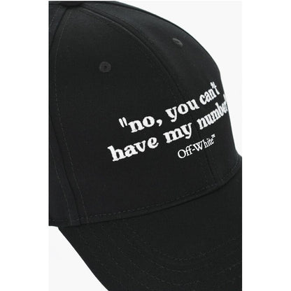 Cotton QUOTES Cap with Embroidery
