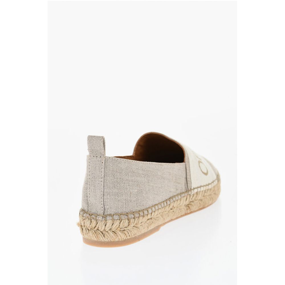 Linen BOOKISH Slip-On Espadrillas
