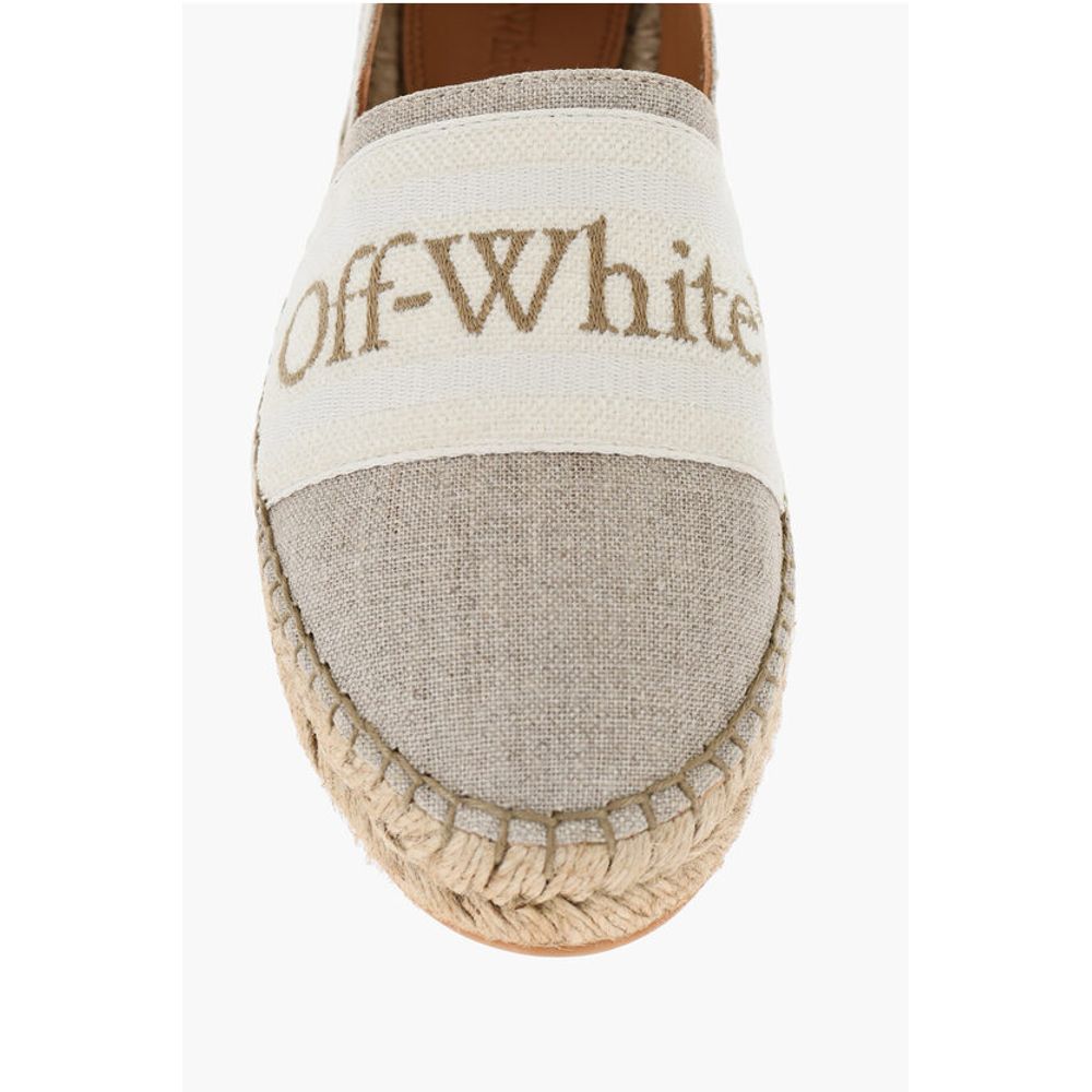Linen BOOKISH Slip-On Espadrillas
