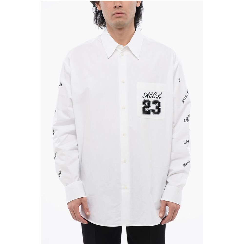 Oversize Fit 23 Embroidered Shirt