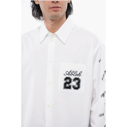 Oversize Fit 23 Embroidered Shirt