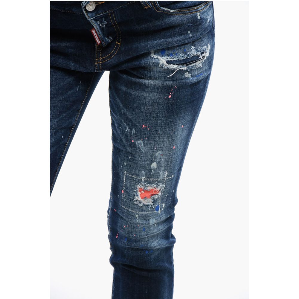 Sketch Detailed Cool Girl Fit Denims 14cm