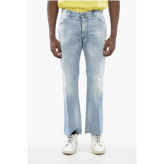 Light-washed Distressed Denims