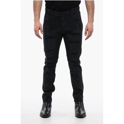 All-over Rhinestoned Denims