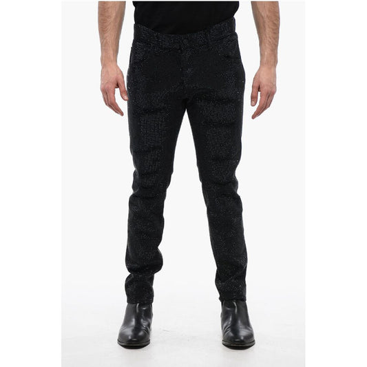 All-over Rhinestoned Denims