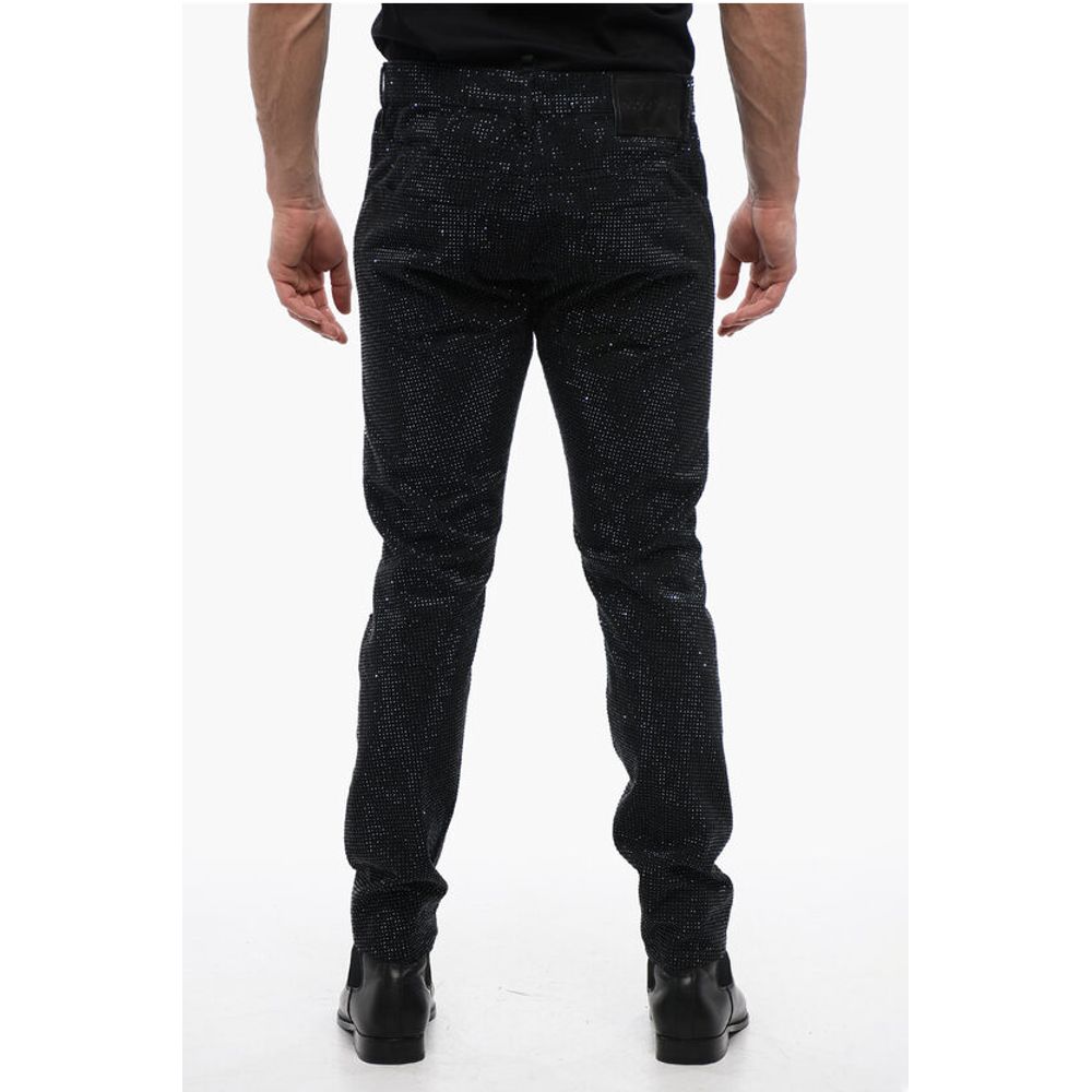All-over Rhinestoned Denims