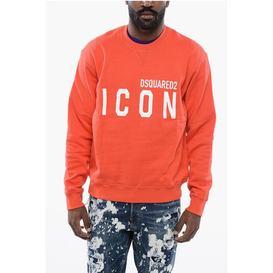ICON Crewneck Sweatshirt with Logo Print
