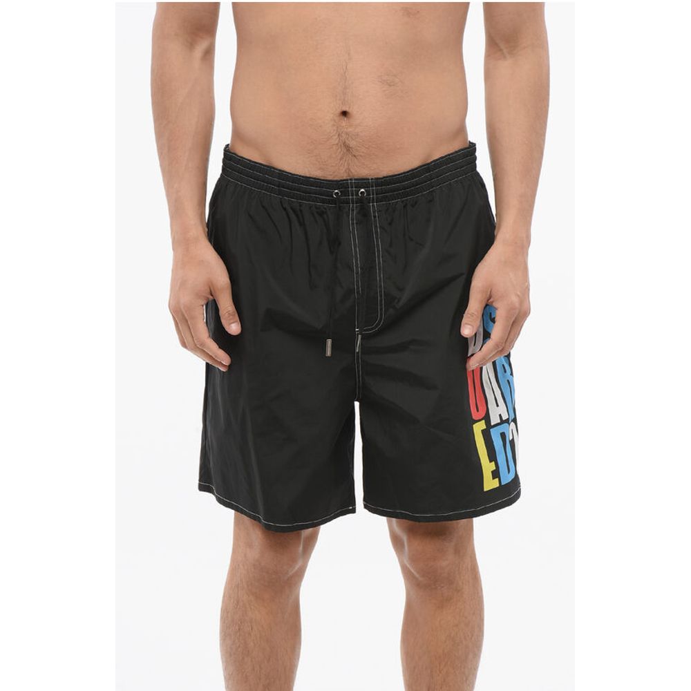 Swimshorts with Multicolored Print