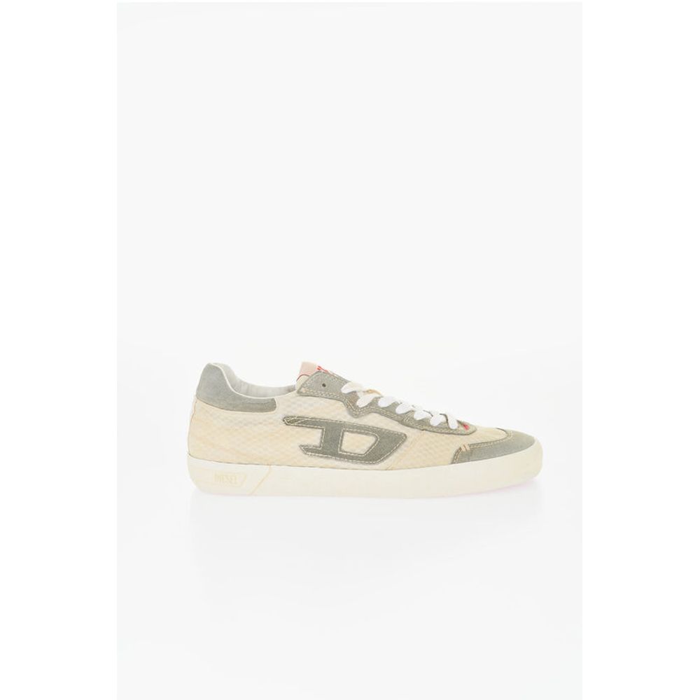 Suede and Fabric S-LEROJI Low Top Sneakers