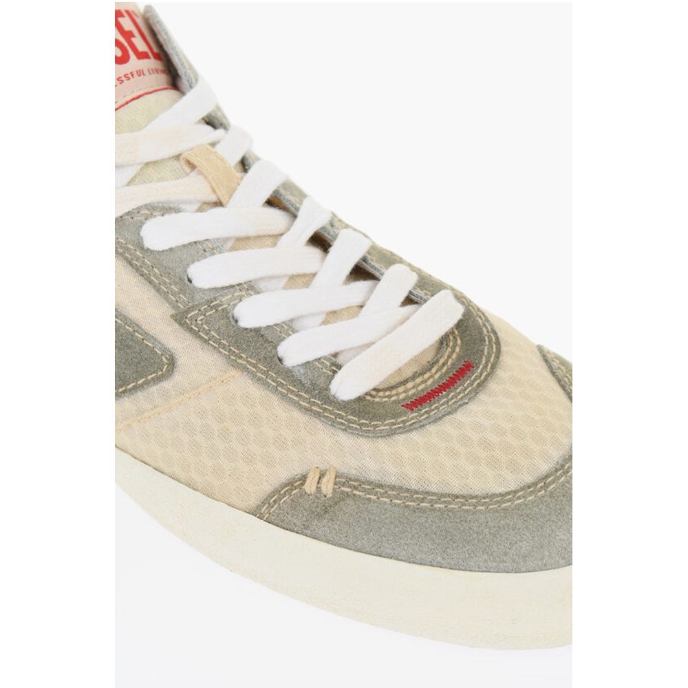 Suede and Fabric S-LEROJI Low Top Sneakers