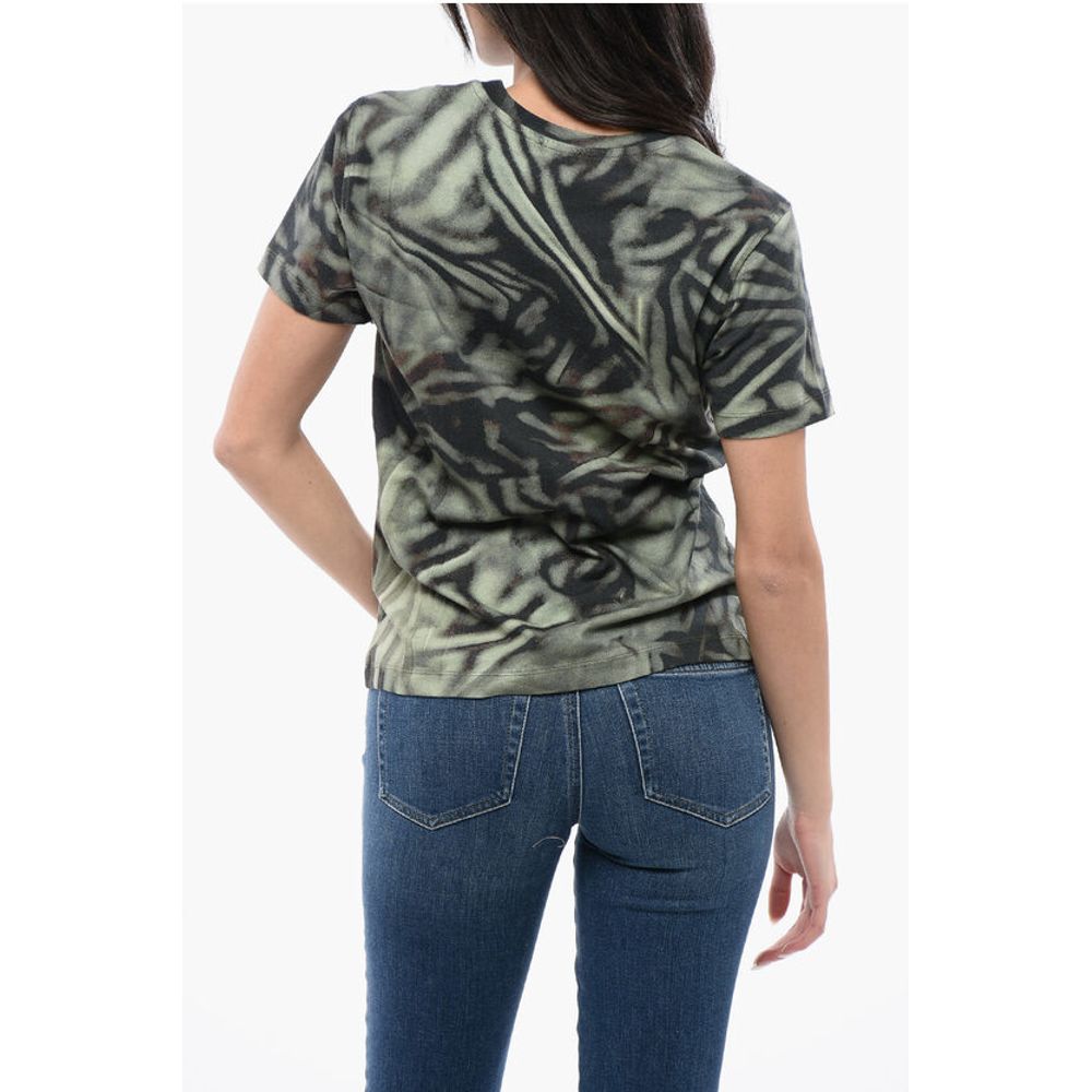 RED TAG Tie Dye Effect T-REGS-N6 Crew-neck T-shirt