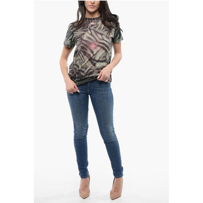 RED TAG Tie Dye Effect T-REGS-N6 Crew-neck T-shirt