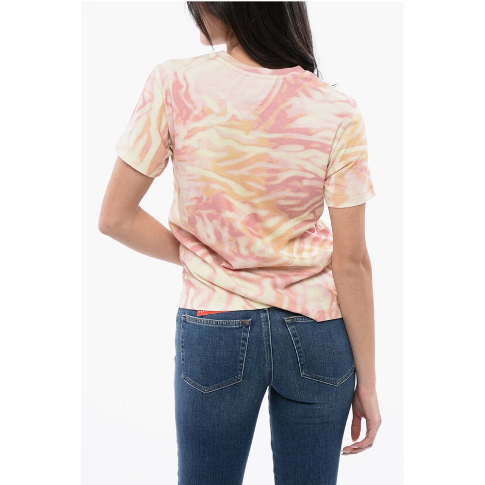 RED TAG Tie Dye Effect T-REGS-N6 Crew-neck T-shirt