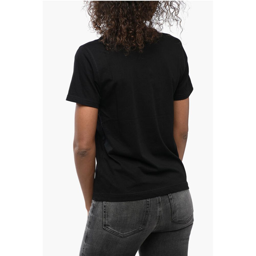 Cotton T-Shirt with Embossed Logo