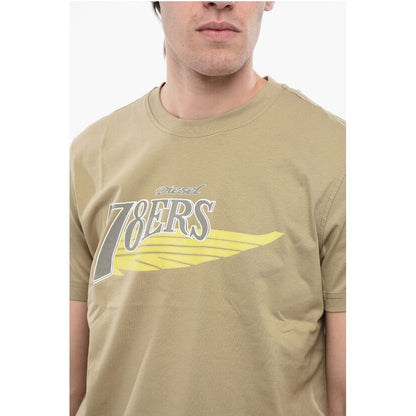 RED TAD Cotton T-DIEGOR-K75 Crew-neck T-shirt with Contrast
