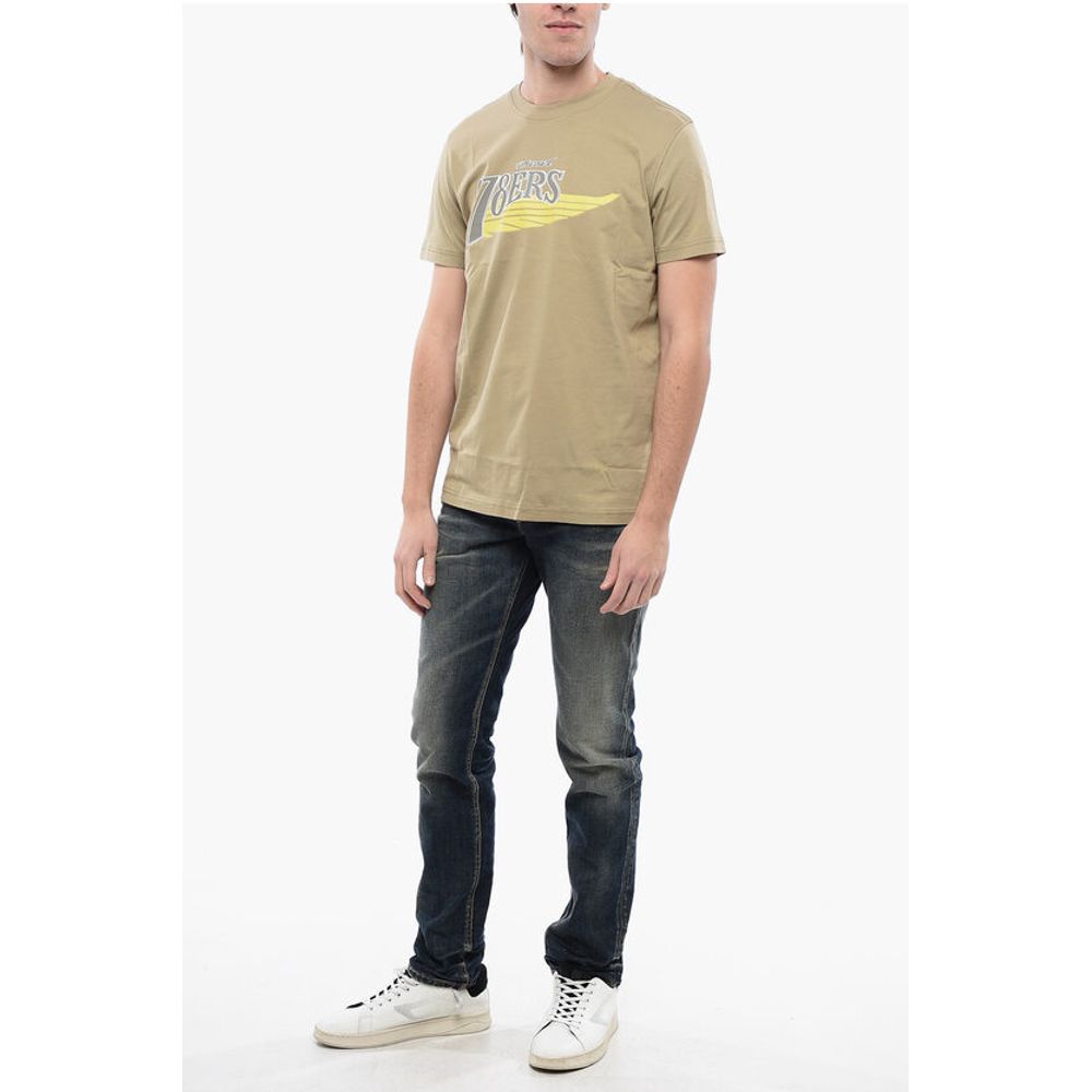 RED TAD Cotton T-DIEGOR-K75 Crew-neck T-shirt with Contrast