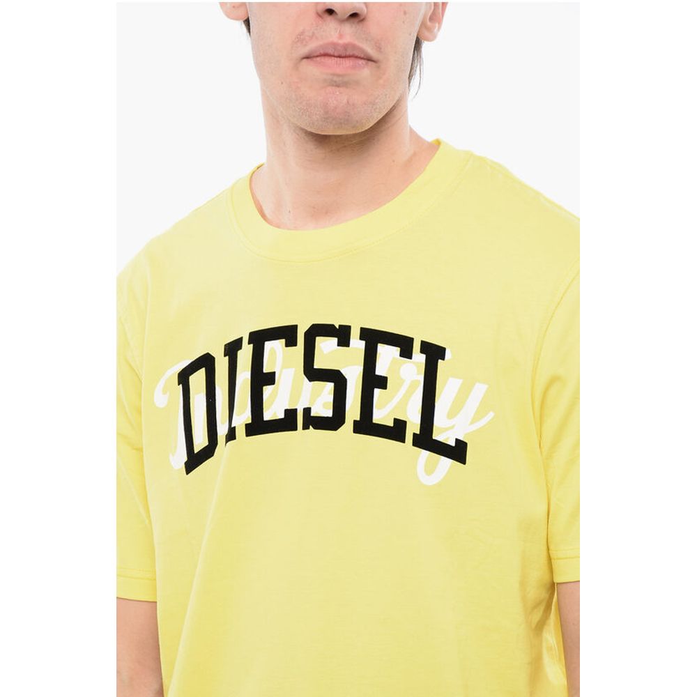 RED TAG Cotton T-JUST-N10 Crew-neck T-shirt with Velvet Logo