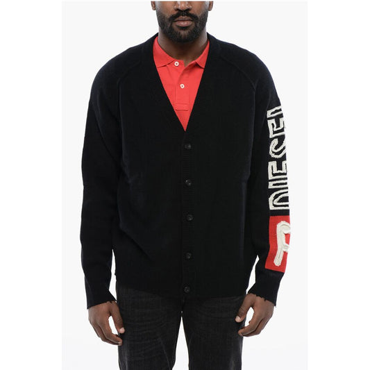 V-Neck Wool K-SARRI Cardigan