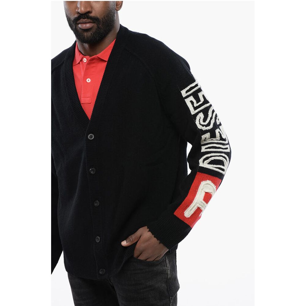 V-Neck Wool K-SARRI Cardigan