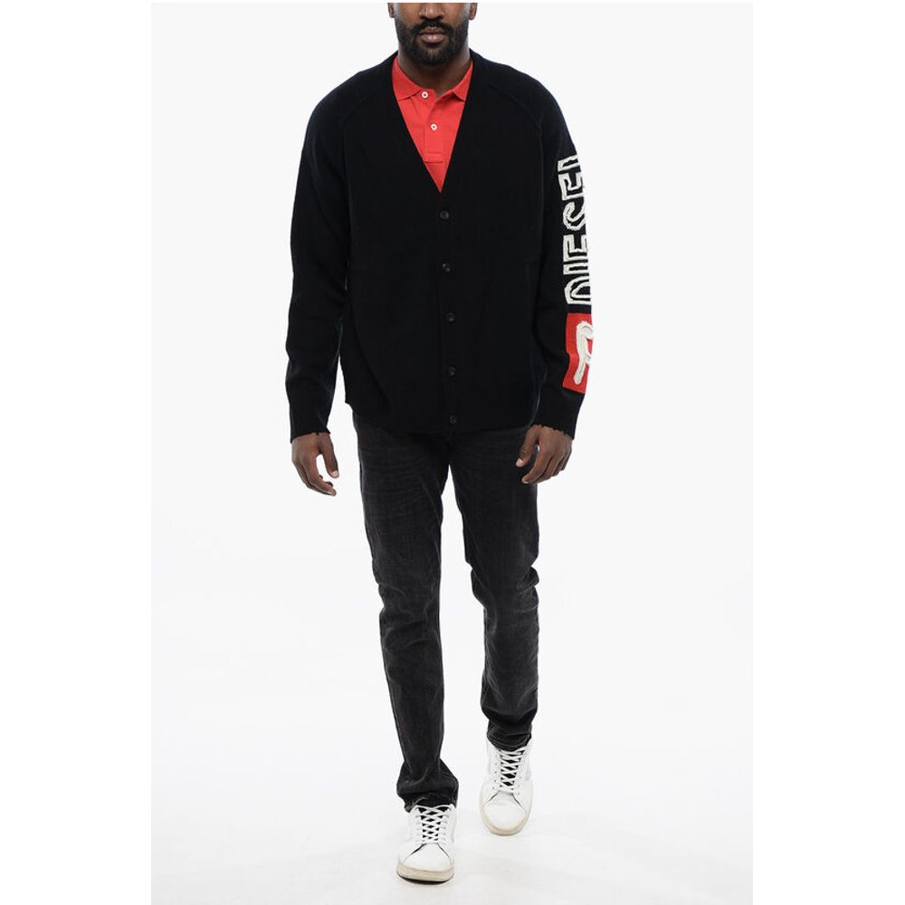 V-Neck Wool K-SARRI Cardigan