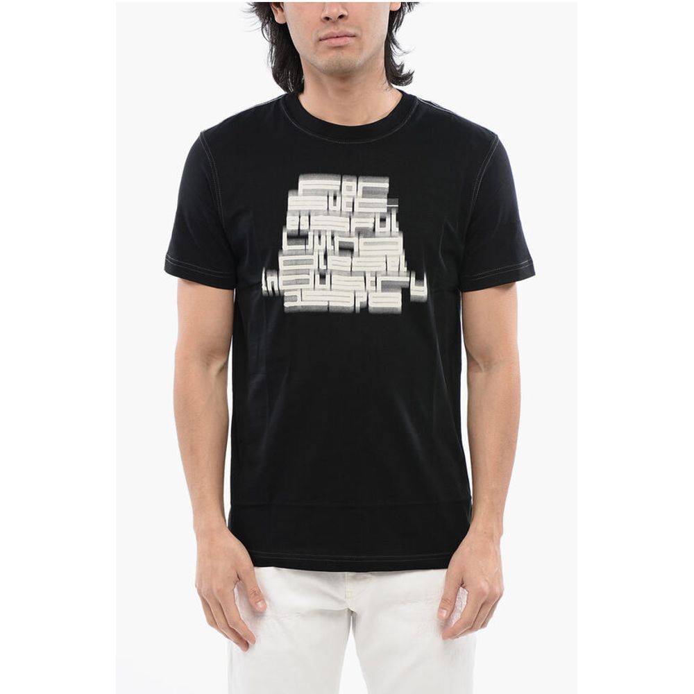 RED TAG Organic Cotton T-DIEGOR-N1 Crew-neck T-Shirt with Fa