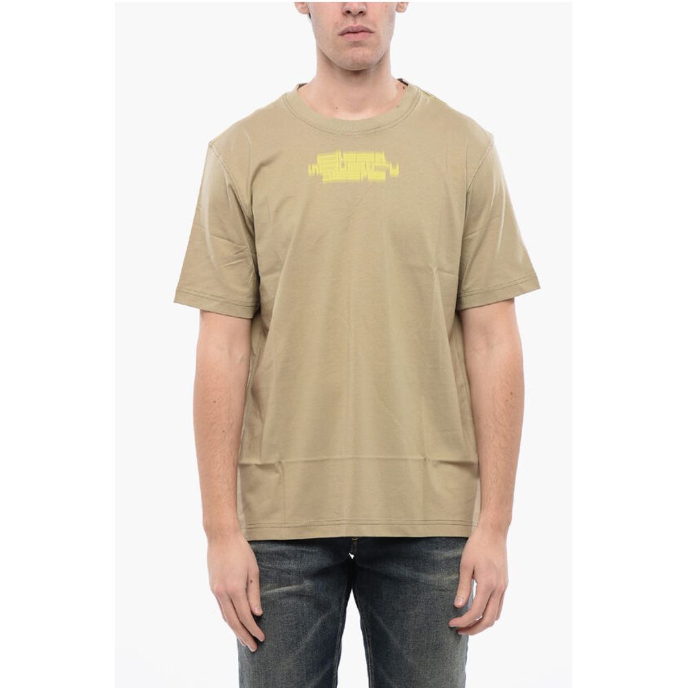 RED TAG Cotton T-JUST-SLITS-N6 Crew-neck T-shirt with Print