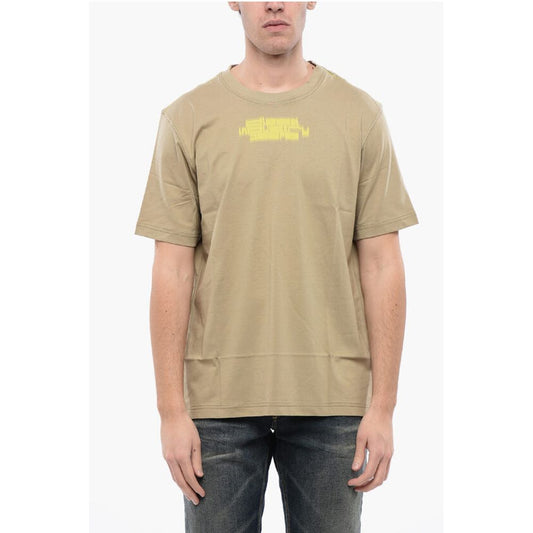 RED TAG Cotton T-JUST-SLITS-N6 Crew-neck T-shirt with Print