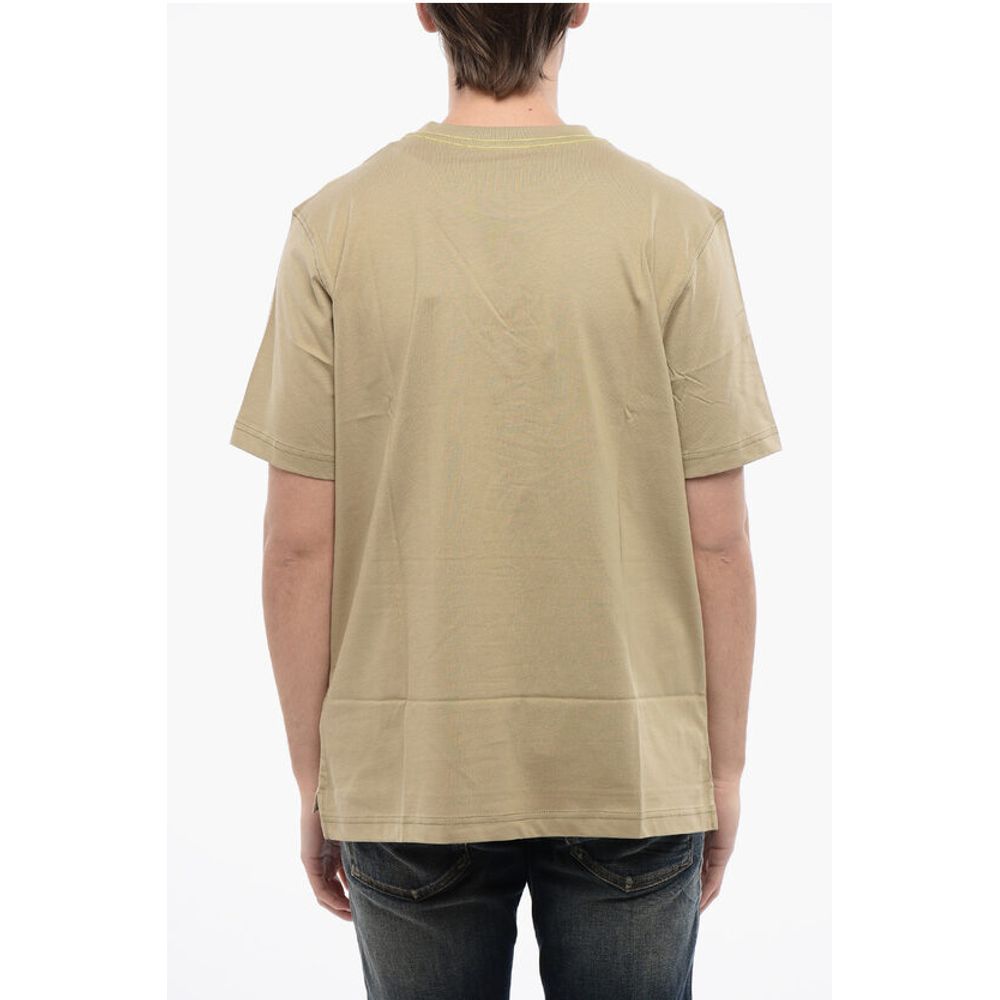RED TAG Cotton T-JUST-SLITS-N6 Crew-neck T-shirt with Print