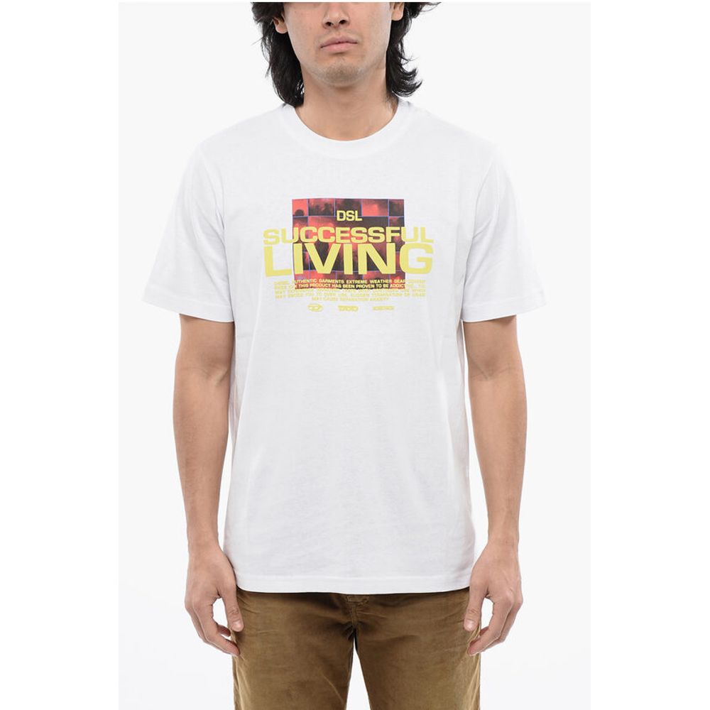 RED TAG Relaxed Fit T-JUST-N5 Crew-neck T-Shirt with Graphic