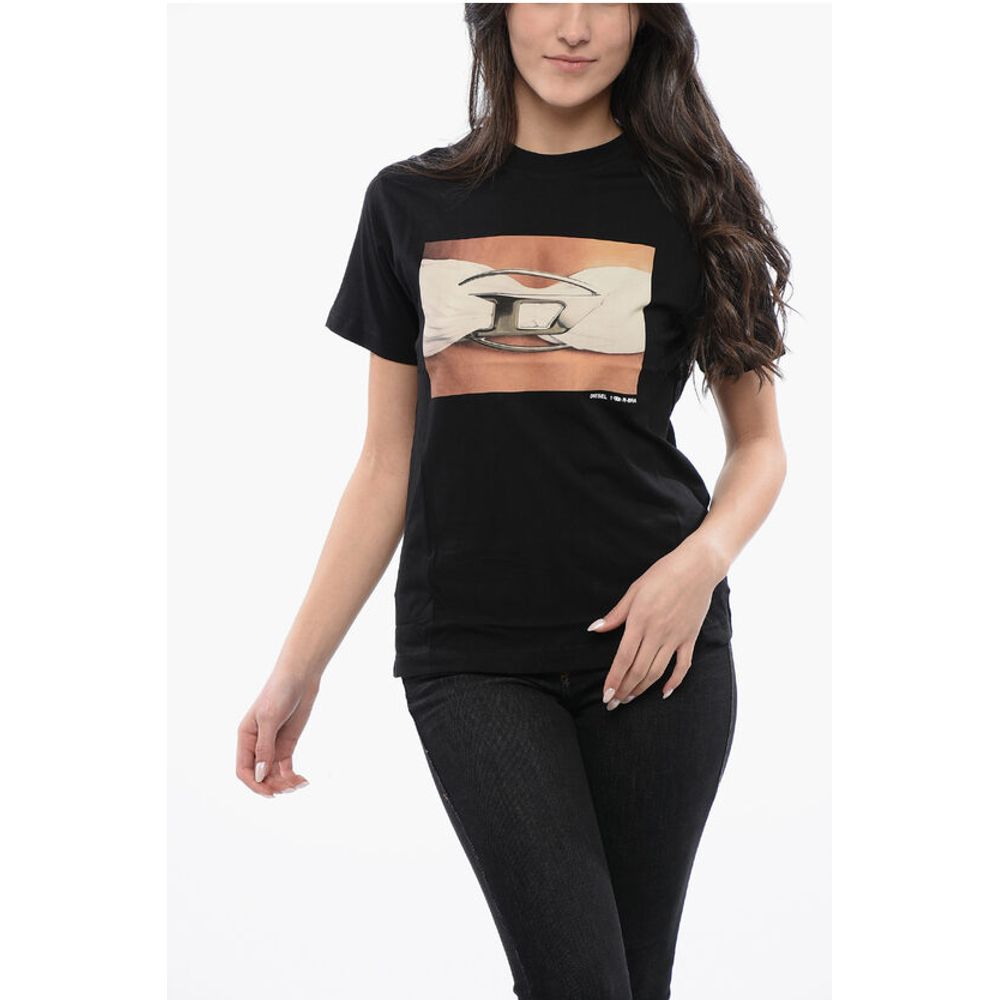 RED TAG Cotton T-REGS-N3 Crew-neck T-shirt with Print