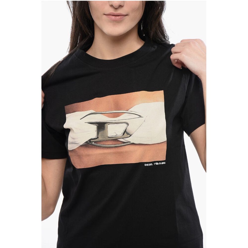 RED TAG Cotton T-REGS-N3 Crew-neck T-shirt with Print