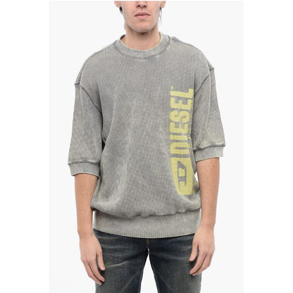 RED TAG Short Sleeves Acid Wash Effect S-COOLWAFY-N1 Crew-Ne