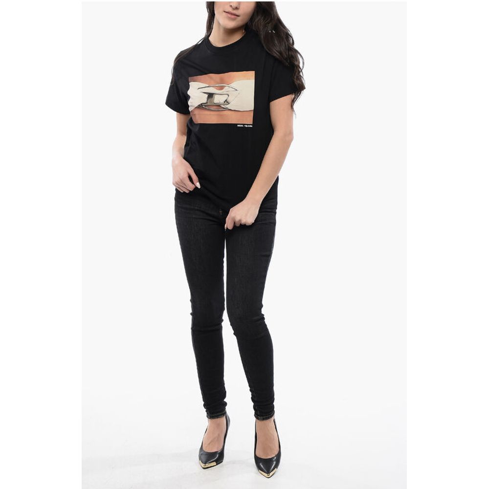 RED TAG Cotton T-REGS-N3 Crew-neck T-shirt with Print